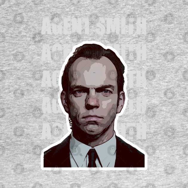 Agent Smith Vector Art by Playful Creatives